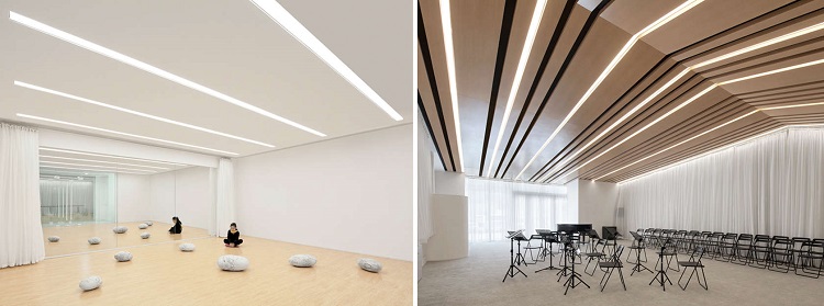 Iluminación lineal en la arquitectura contemporánea